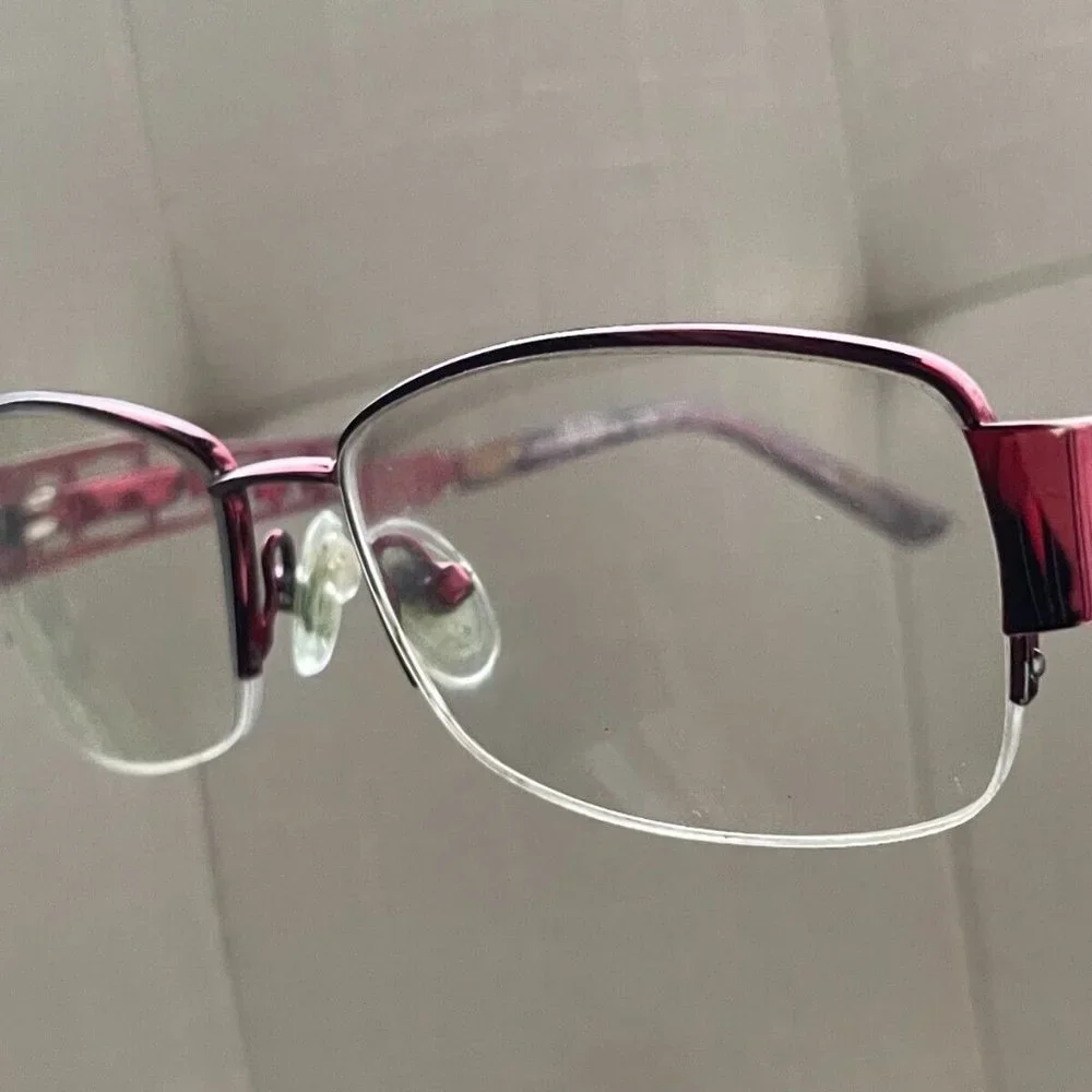 Liz Claiborne Women Glasses Frame Red Tone Eyeglasses L306 130 52[]16 Frame